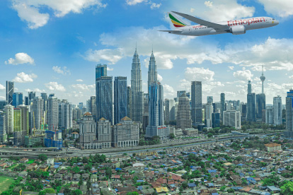 Enjoy double bonus miles when you fly to/from Kuala Lumpur
